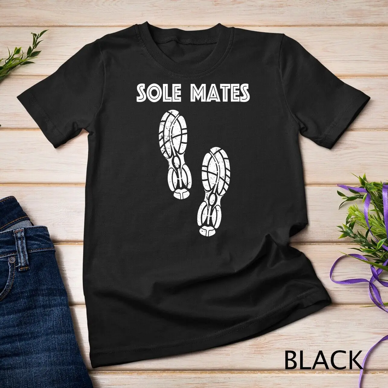 Funny Sole mates running and jogging team gift idea Unisex T-shirt