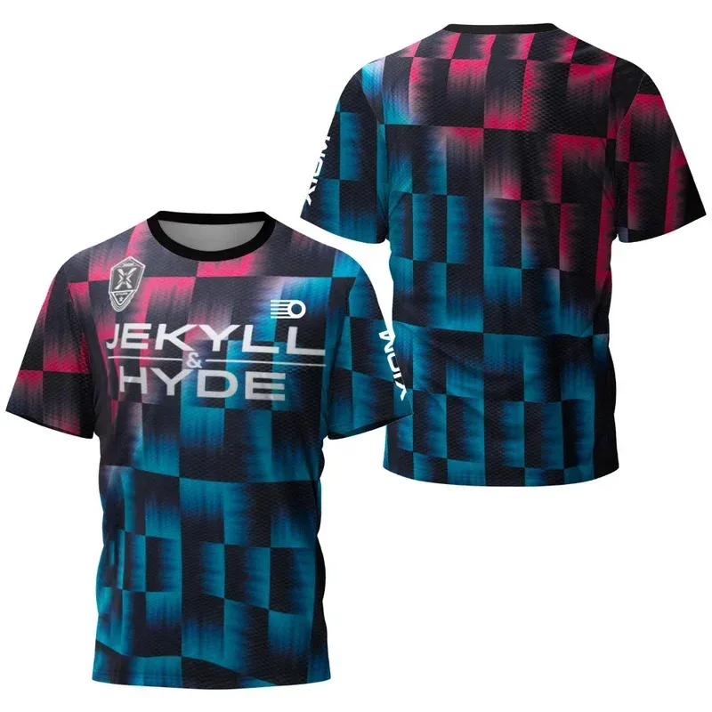 2025 Summer table tennis travel Men's T-shirt, badminton top, quick-drying high-performance summer comfortable and cool T-shirt image 4