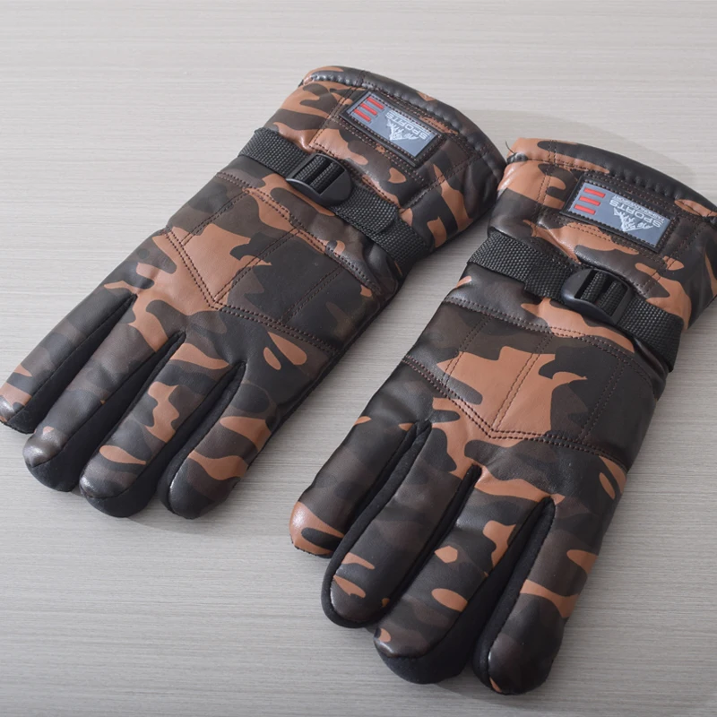 Winter Thermo handschuhe Outdoor wasserdichte warme Handschuhe Gummi Anti-Rutsch-Handschuhe