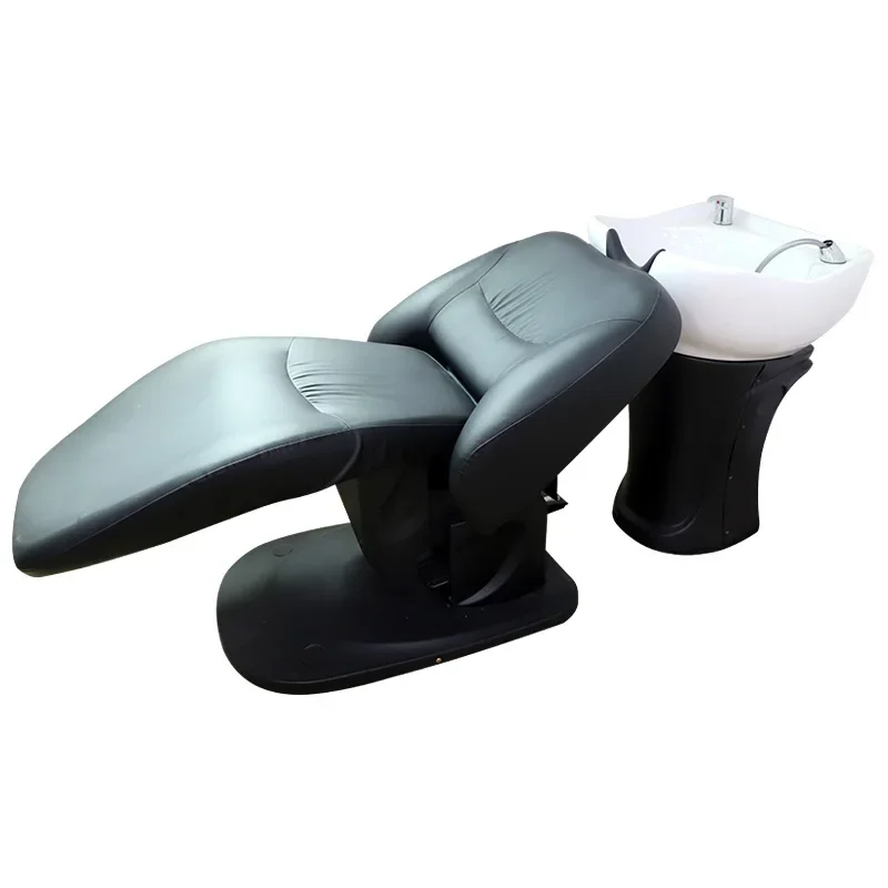 

Hot sale high quality spa electric shampoo bed with ceramic bowl for hair cutting salon