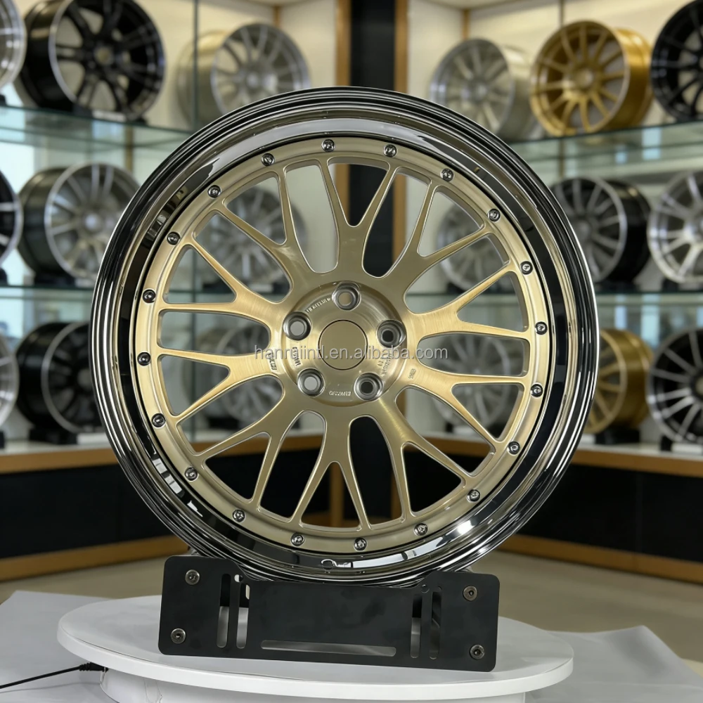 

2pc Forged Car Wheels Brushing Gold 18-22 Inch 5X112 5X120 for bmw G80 G82 M2 M3 M4 M440i M340i M240i