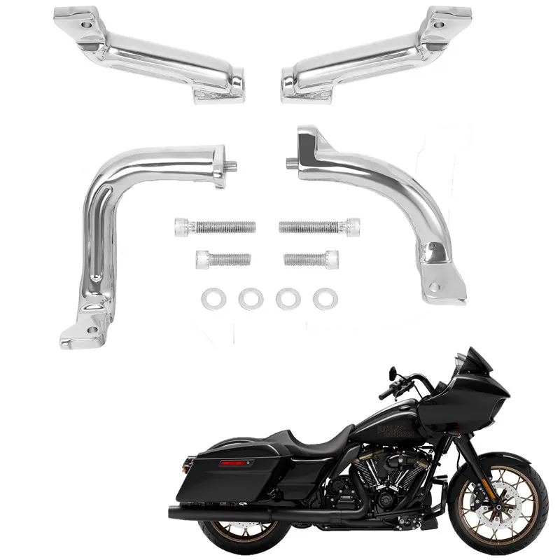 

For Harley Touring Road Street Glide 2017-2022 Motorcycle Acsessories Driver Floorboard Footboard Mount Bracket Kit