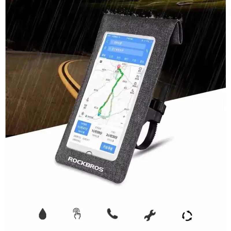 ROCKBROS Wholesale Bike Bicycle Phone Case IPX8 Waterproof Cell Phone Bag