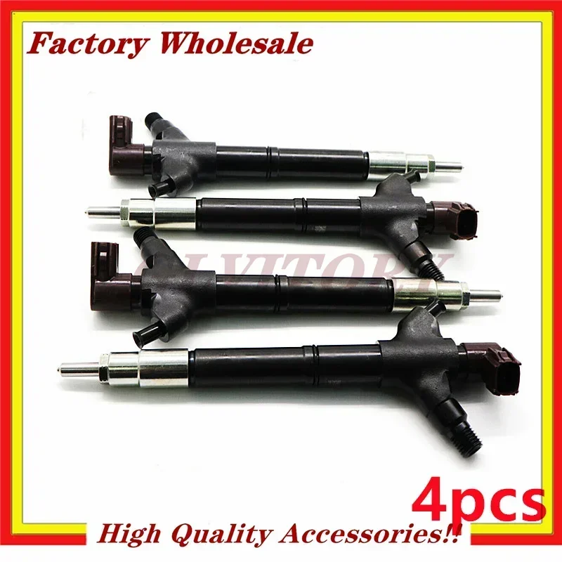 

4PCS 23670-26060 295900-0170 23670-29125 295900-0050 Diesel Common Rail Fuel Injector for Toyota Rav4 2ad-Ftv Avensis Iii Lexus