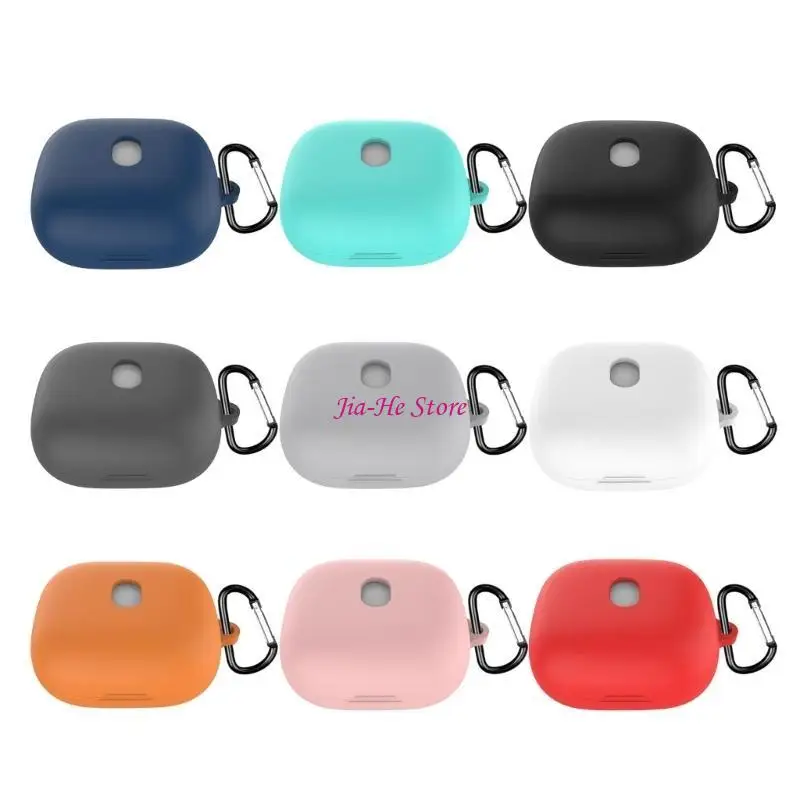 Lightweight Silicone Case For Earbuds With Convenient Clip 83CF