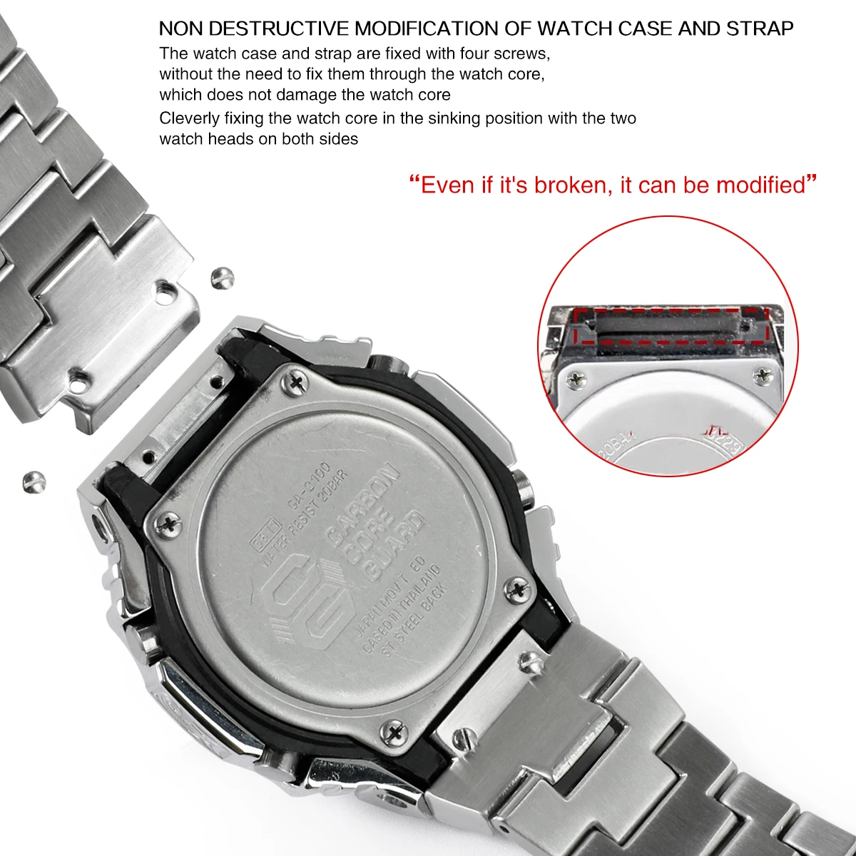 Dostosowany do modelu GA-2100 – Smartwatch Store recenzja i cena