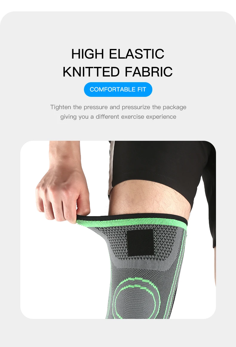 Vilico Strap Style Protective Exercise Pressure and Breathable Knee Pads Fitness Running Basketball Sports Tendon Protection image 4