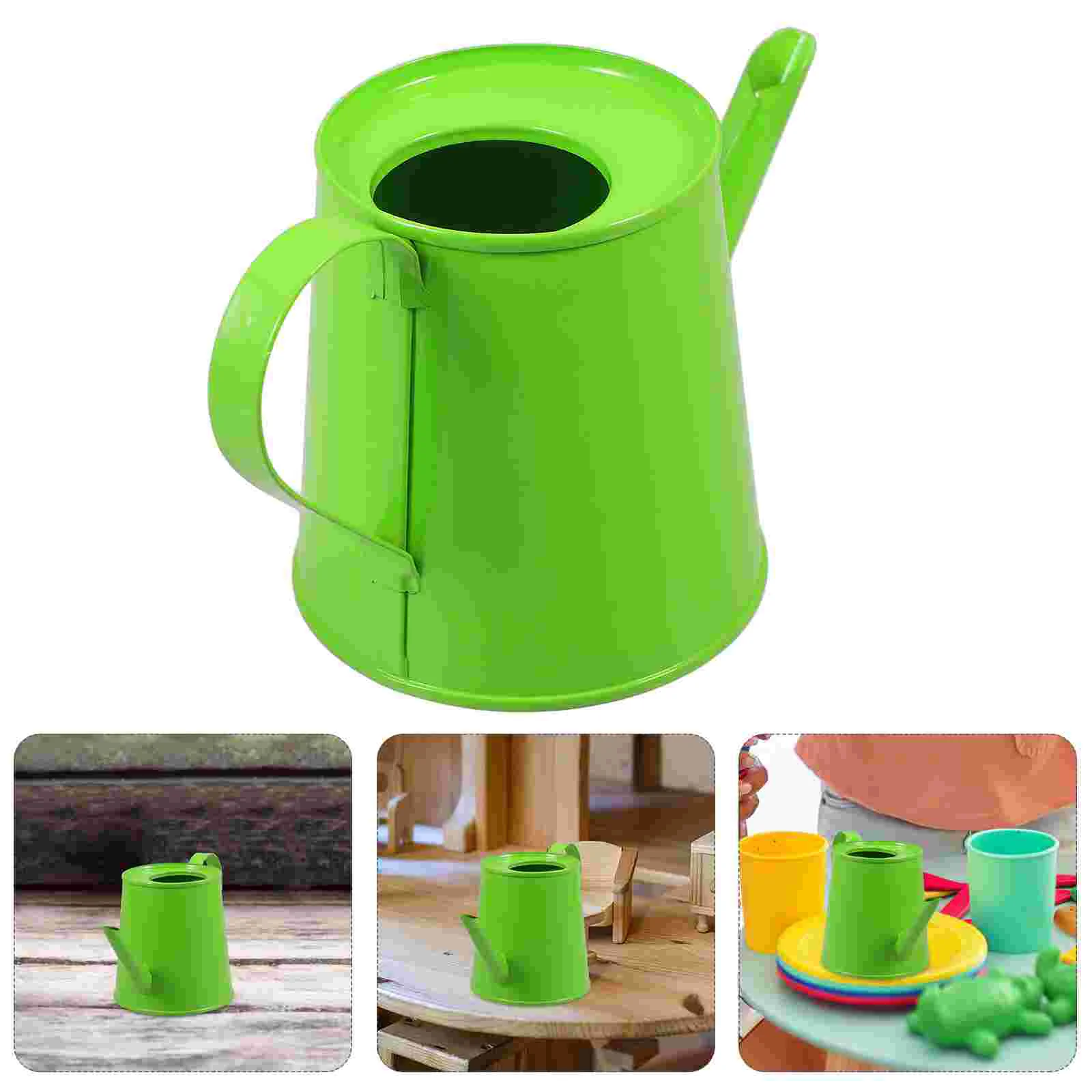 Home Watering Can Decor Model for Photo Bulk Toys Plants Layout Mini Iron French