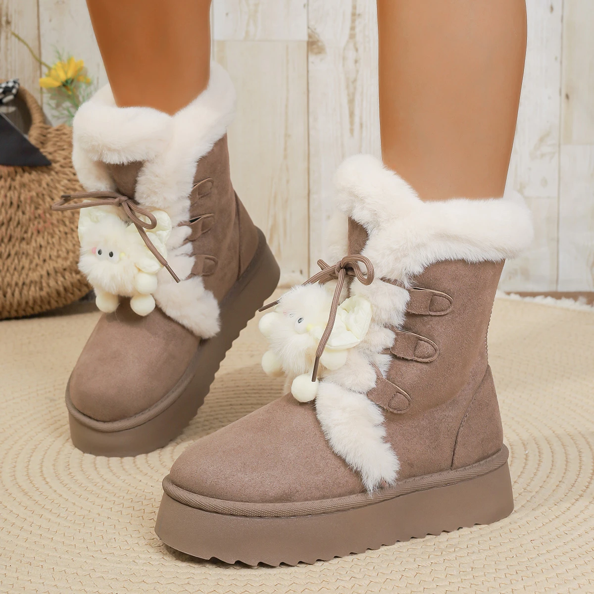 Zimowe damskie buty śniegowce  – Snow Boot Fur Lined recenzja i cena