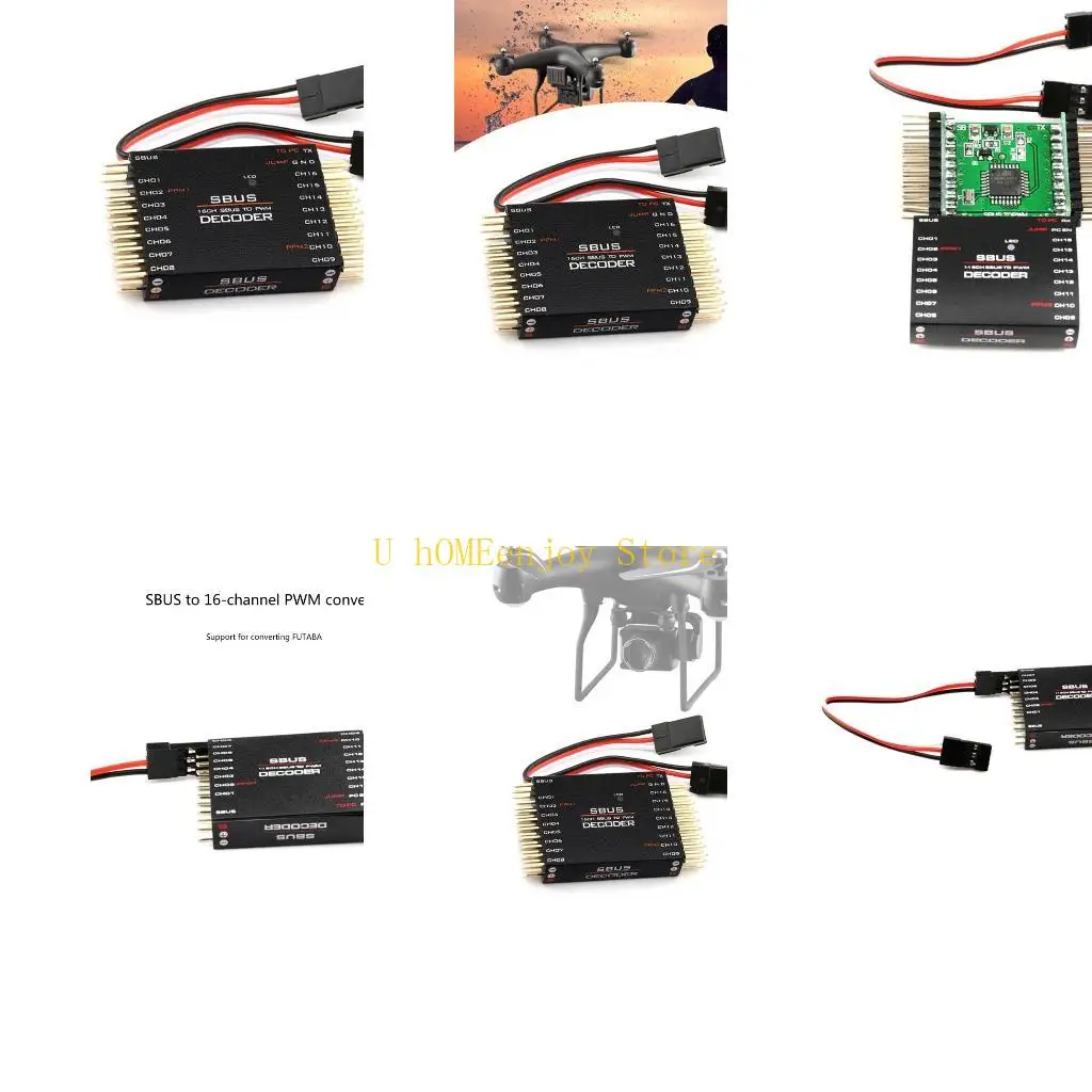 

B0KF SBUS в декодеры PWM/PPM 16-канальный преобразователь ШИМ для Futaba