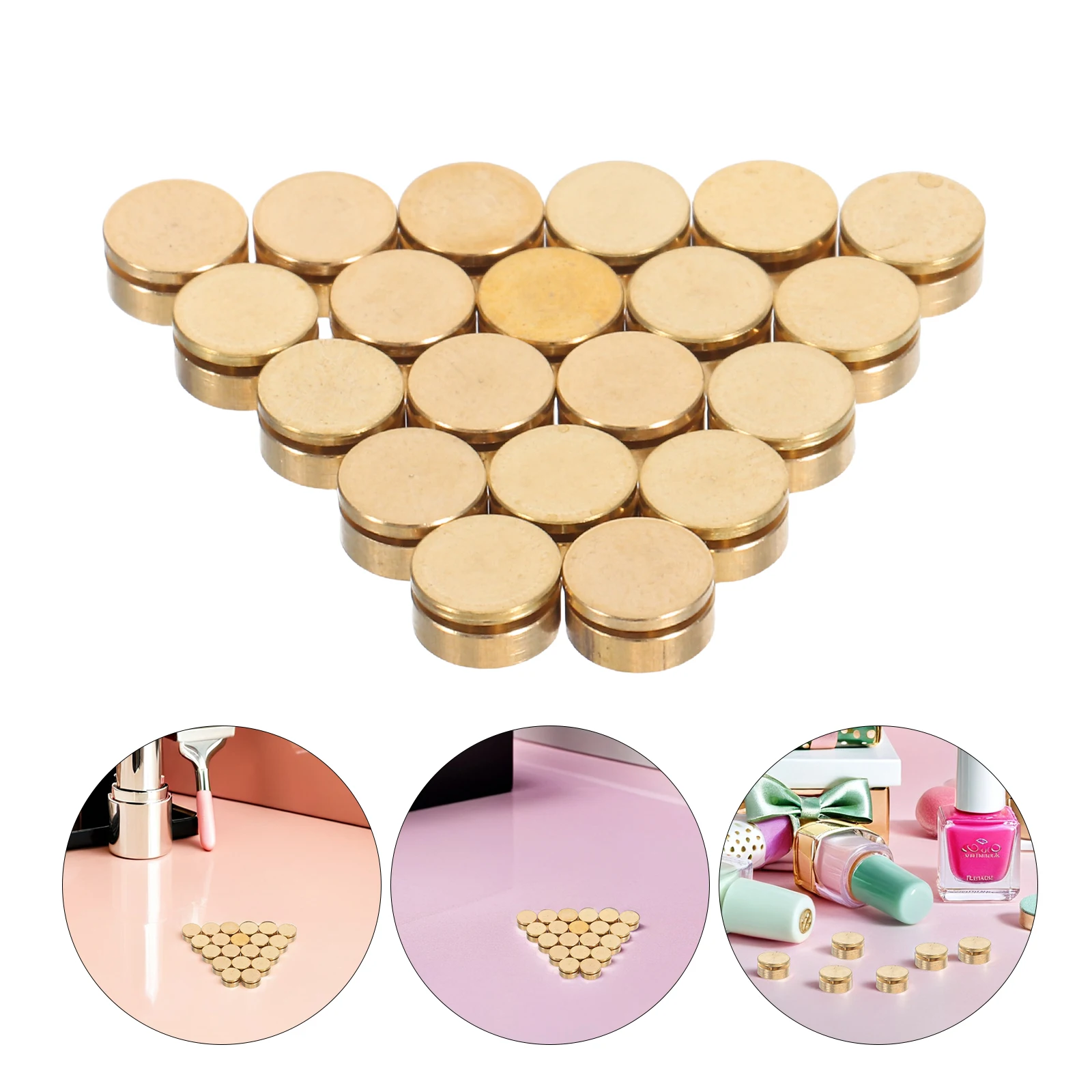 

20 Pcs Bearing Nail Art Jewelry Rotary Shaft Nails Alloy DIY Crafting Accessories
