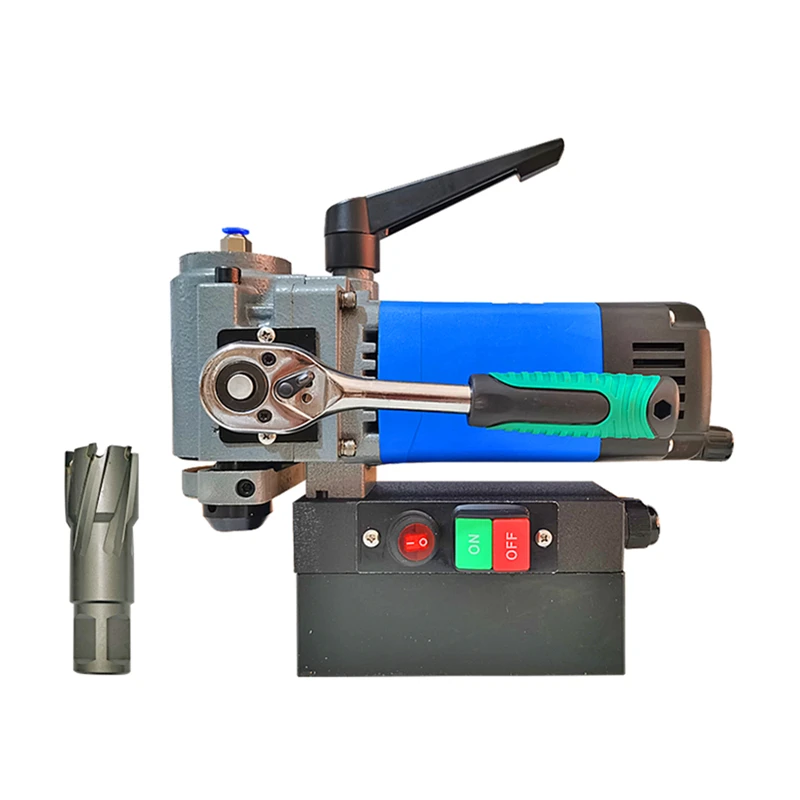 LY Portable Magnetic Core Drilling Machine Annular Cutter Drill Press Electric Bench Drilling Rig Machine for Engineering Steel