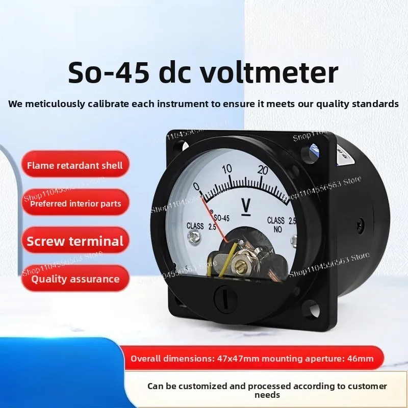 SO-45 Voltmeter DC DC1V2V3V5V10V15V20V30V50V100V300V