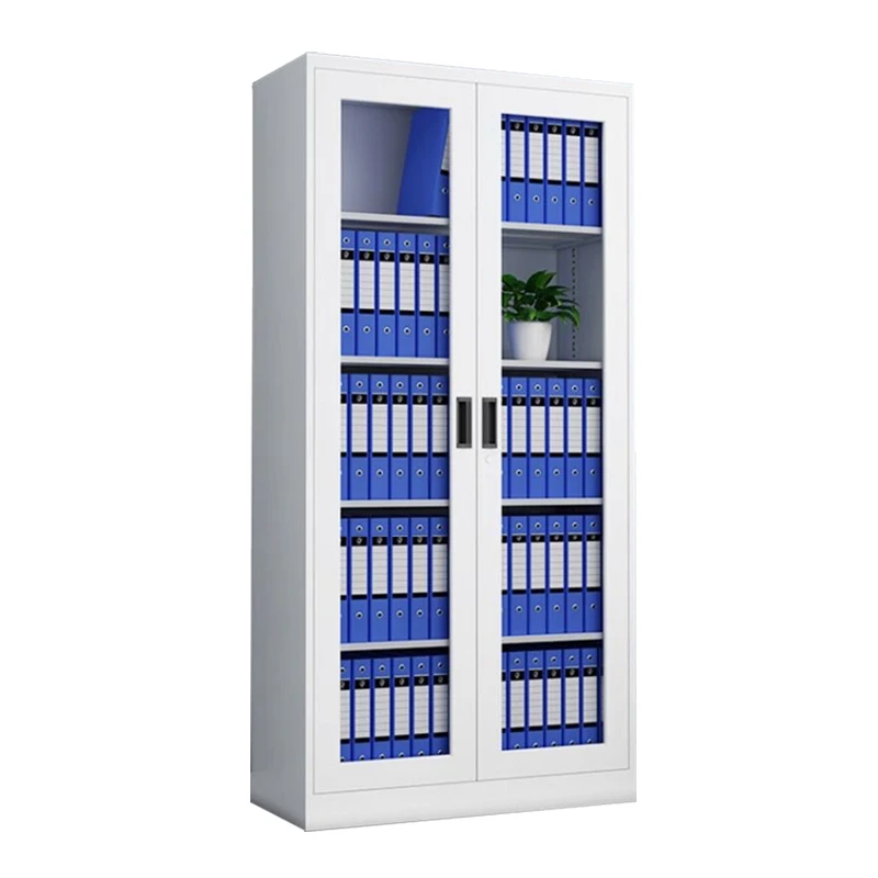 Office Modern Filing Cabinet Steel Locker Metal Filing Cabinets With Glass Door