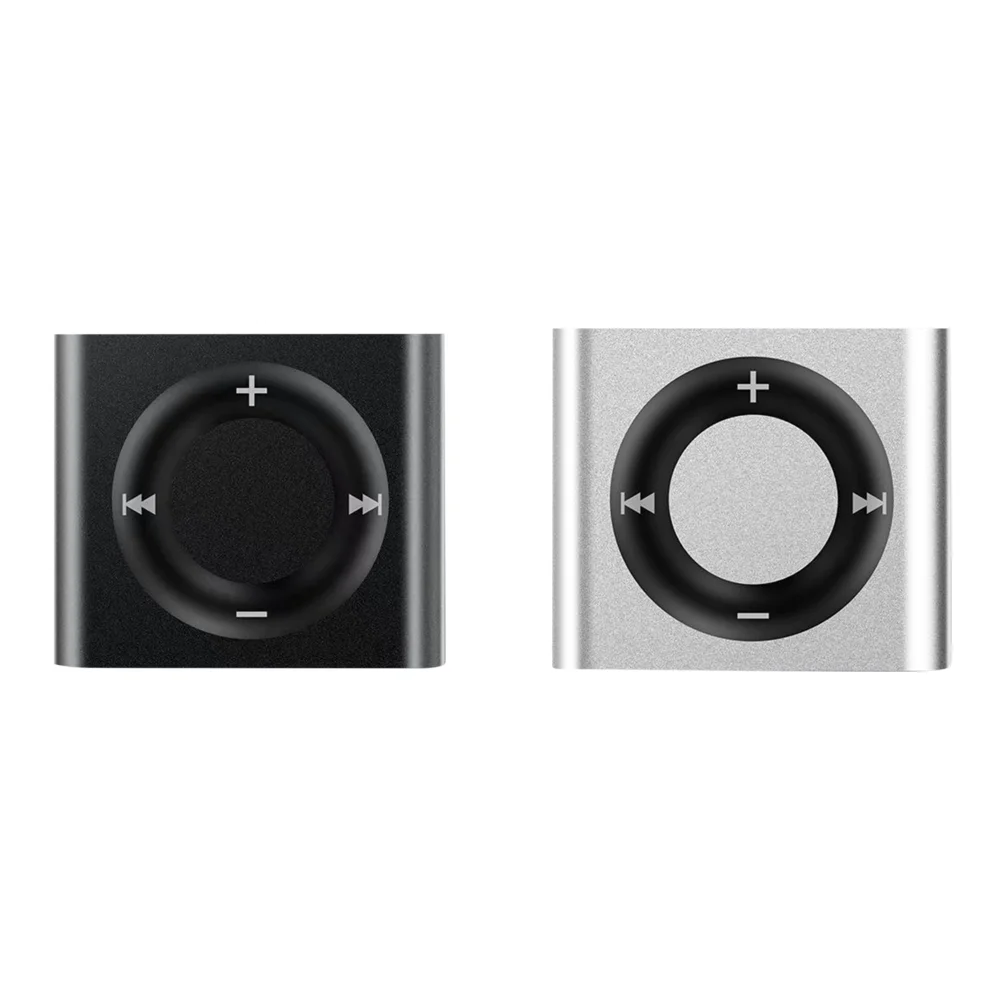 Mini Clip Reproductor MP3 con Altavoz Tarjeta TF Metálica Expansión 64G 180mAh (Negro)