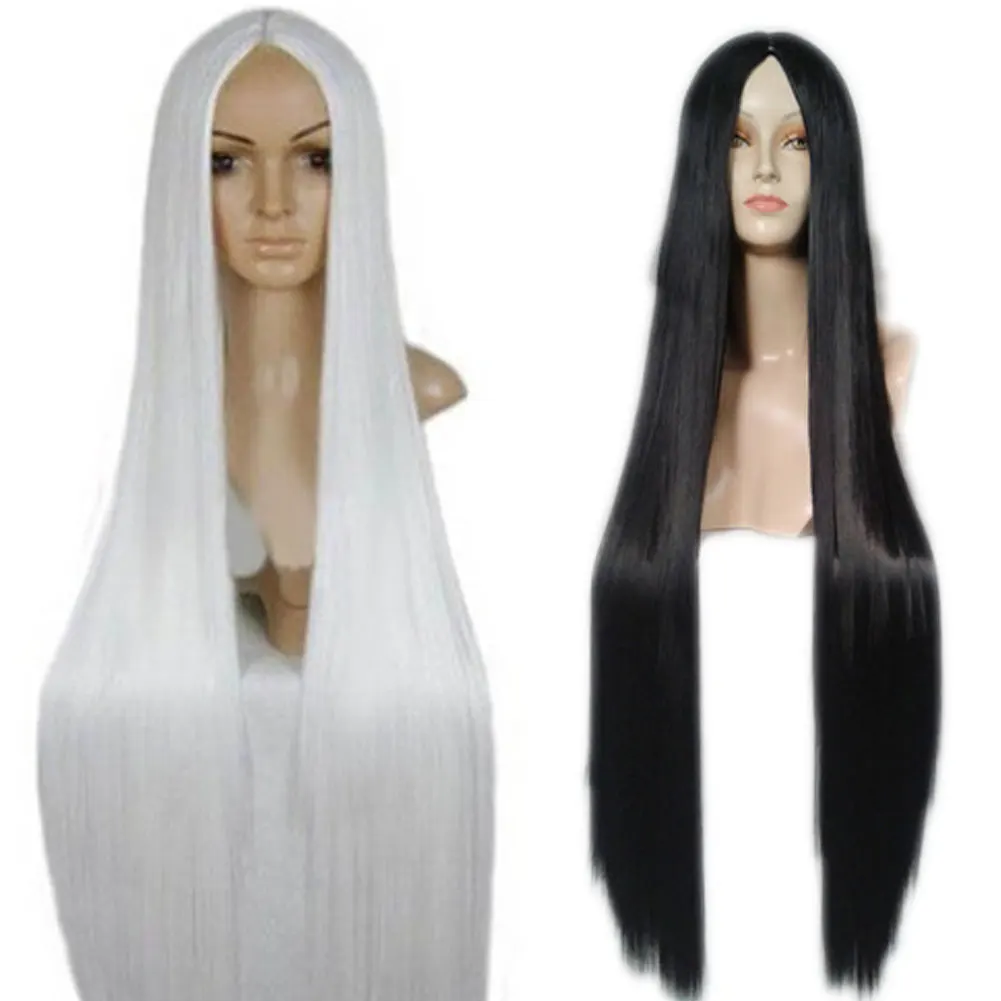 Long Straight Cosplay Wig Young Long Straight Synthetic Hair Wig For Women Costume Party