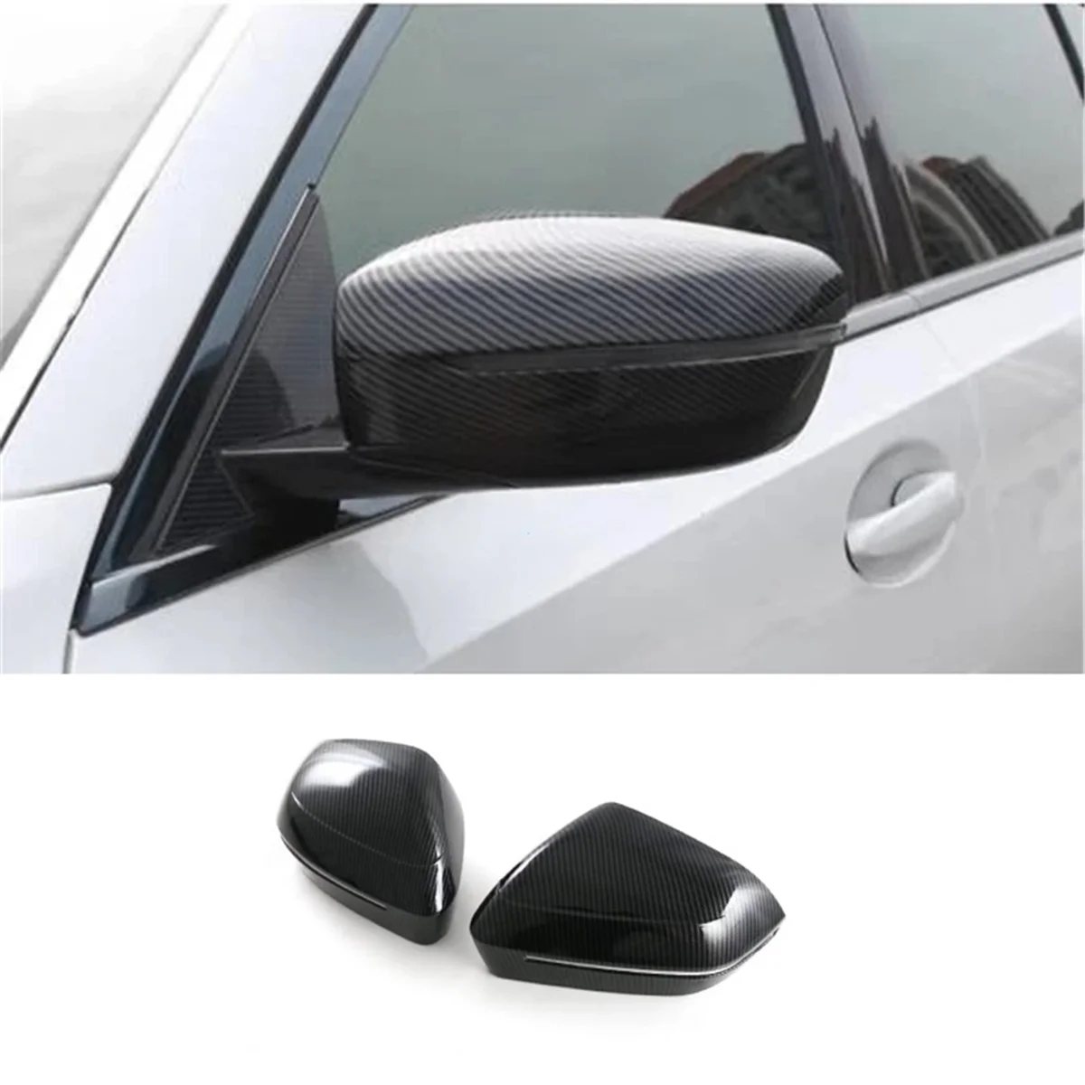 

For BMW 5 Series G60 2024 Rear View Mirror Cover Trim Decoration_N29R