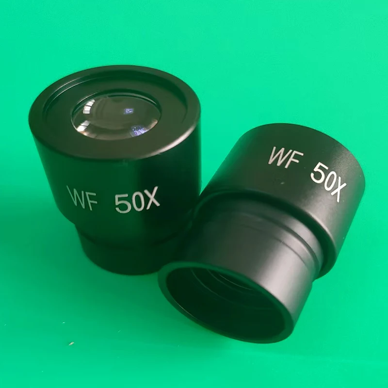 1pcs WF50X Biological Microscope eyepiece Mounting size 23.2mm Optical Microscope Lens Accessories Wide Angle Lens Monocular