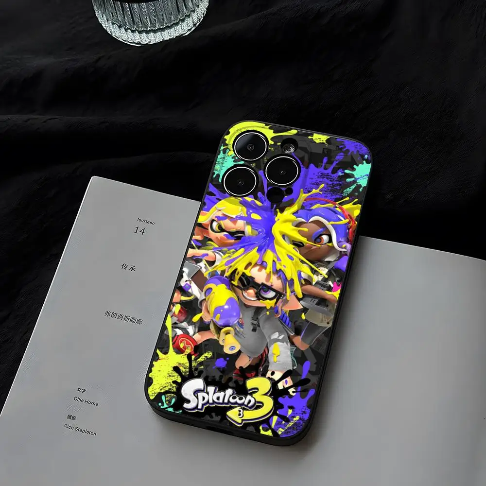 Game Splatoon 3 Phone Case for iphone 14 15ProMax 16 11 13 12 Pro Xs Max Mini Xr X 7 8 Plus Shell Coque