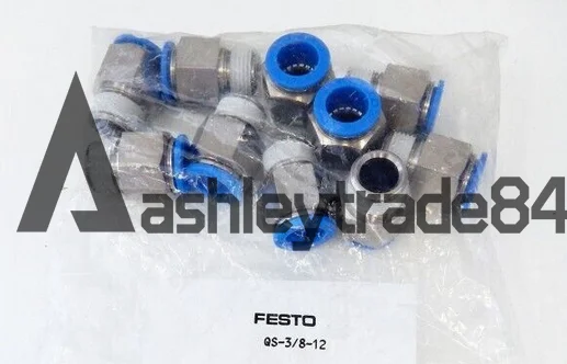 10PCS FOR Festo QS-3/8-12 153009 Fittings New