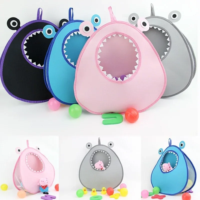 

Baby Bathroom Mesh Bag Sucker Design For Bath Toys Bag Baby Kids Toy Storage Mesh Toy Bag Net Infant Bathing Hanging Organizer