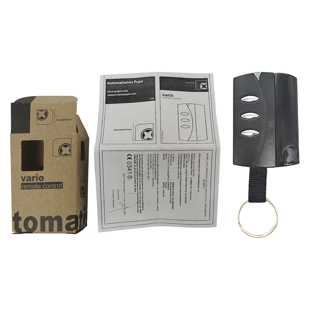Дистанционное управление гаражом только для 433 МГц PUJOL VARIO,MARTE,P215,TWIN VARIO,VARIO MARS,VARIOOCEAN,NEO Открыватель гаражных ворот