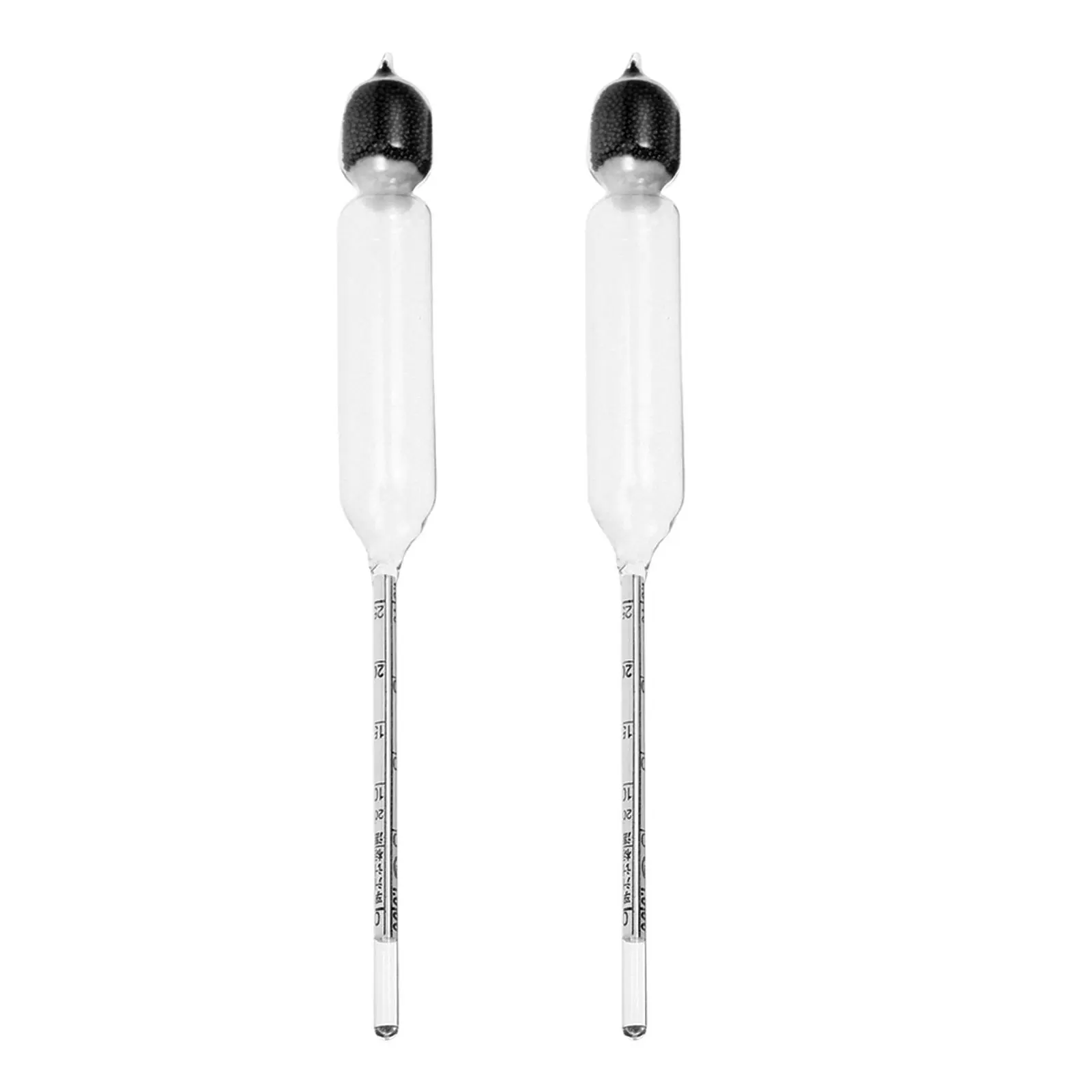 2pcs Glass Hydrometer for Milk Density Testing – Accurate Manual Liquid Measurer for Dairy Farm, Kitchen & Home