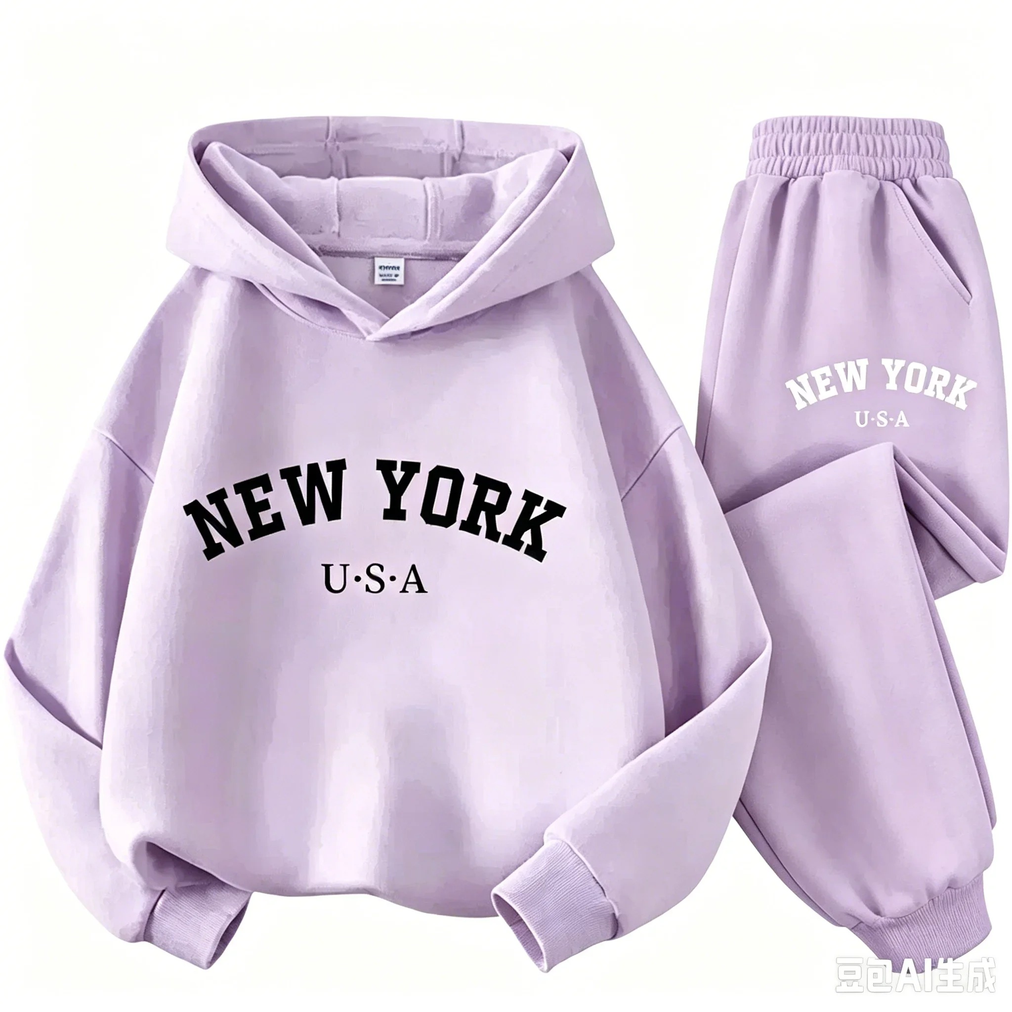 Children's hoodie andtrousersset featuring 