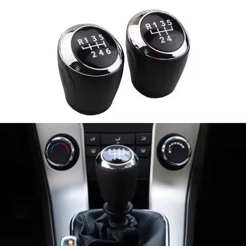 5 6 Speed MT Gear Shift Knob LHD For Chevrolet Aveo Sonic T300 2012-2017 Manual Head Replacement Accessories