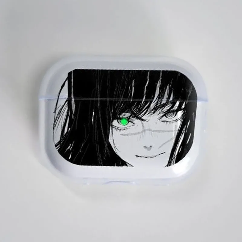 Japan Anime Cool Chainsaw People Clear Earphone Case For AirPods 4 3 1 2 Gen Earphone Protecitve Case For AirPods Pro3 Pro Cover