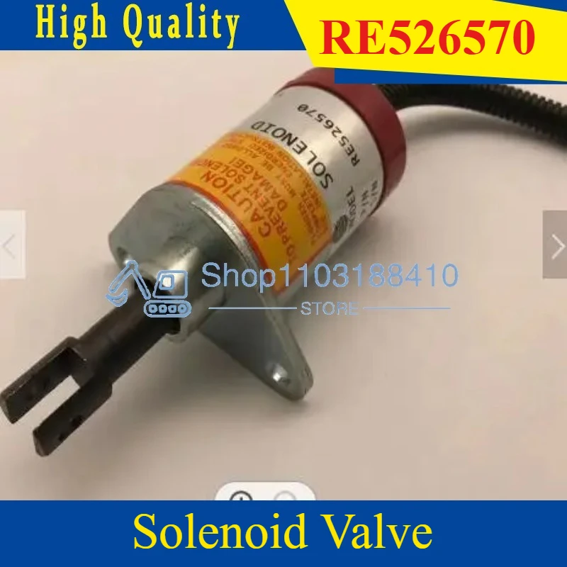 

CT322 CT332 244J 304J 12V Main Pump Solenoid Valve RE526570 Fit for Deere tractor