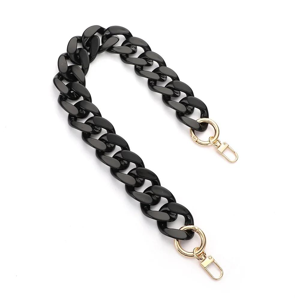 Handbag Chain Acrylic Shoulder Bag Strap for Women Purse Crossbody Bag Handles Resin Chain Belt Bag Part Accessories 40/60cm