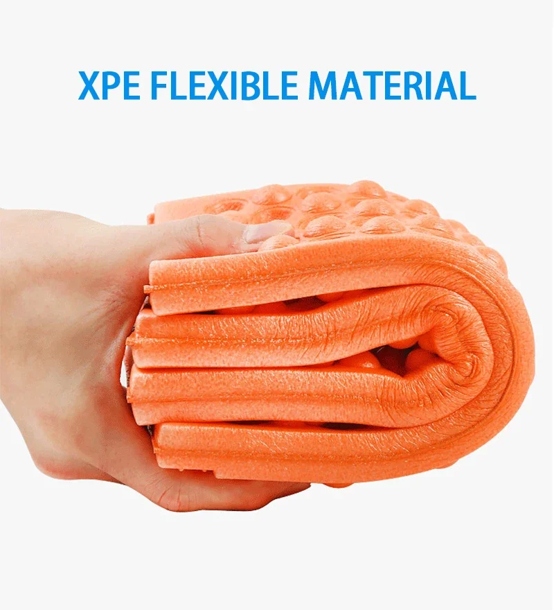 Wabenförmige Massagematte Faltbare XPE-Unterlage für Outdoor-Wandern Camping Training Park Faltbares Kissen Picknick-Sitzunterlage Feuchtigkeitsbeständige Matte – Detail 6