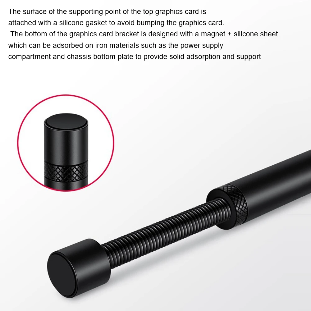 GX-30 Staffa per scheda grafica media Telaio di supporto jack Staffa per scheda grafica per telaio piccolo ITX Anti-piega