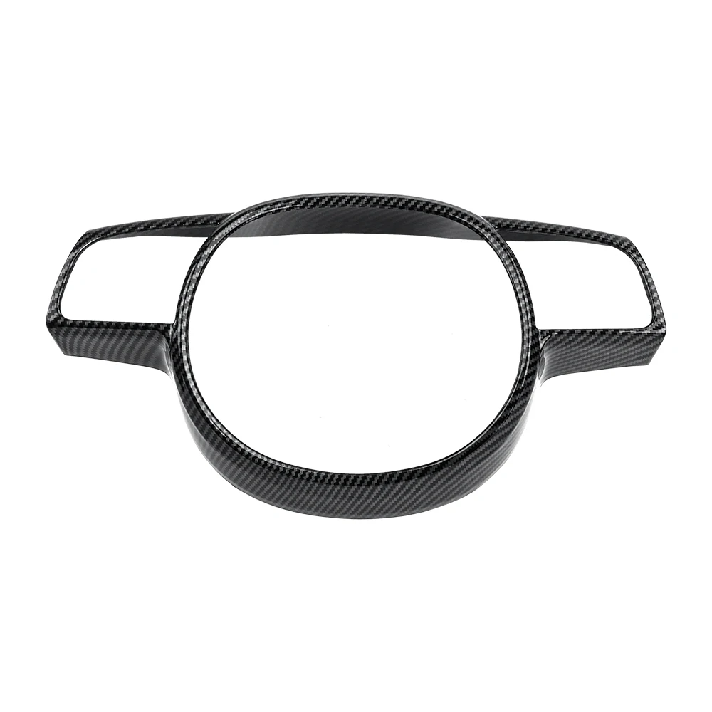 

For Hyundai IONIQ 5 2022-2024 Carbon Fiber ABS Steering Wheel Cover Interior Steering Tuning Handle Button Trim Frame LHD RHD