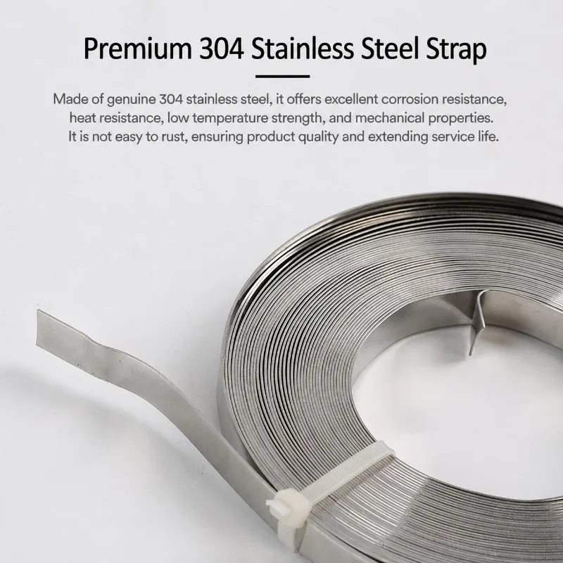 Stainless Steel Coiled Straps Manual Tightening Plier Traffic Sign Fastener Marine Vessel Binding Gear Cargo  Wrapping
