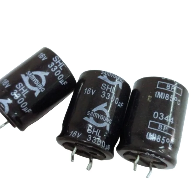 2PCS 16V 3300UF 3300UF 16V Original Poleless BP Electrolytic Capacitor 18X25