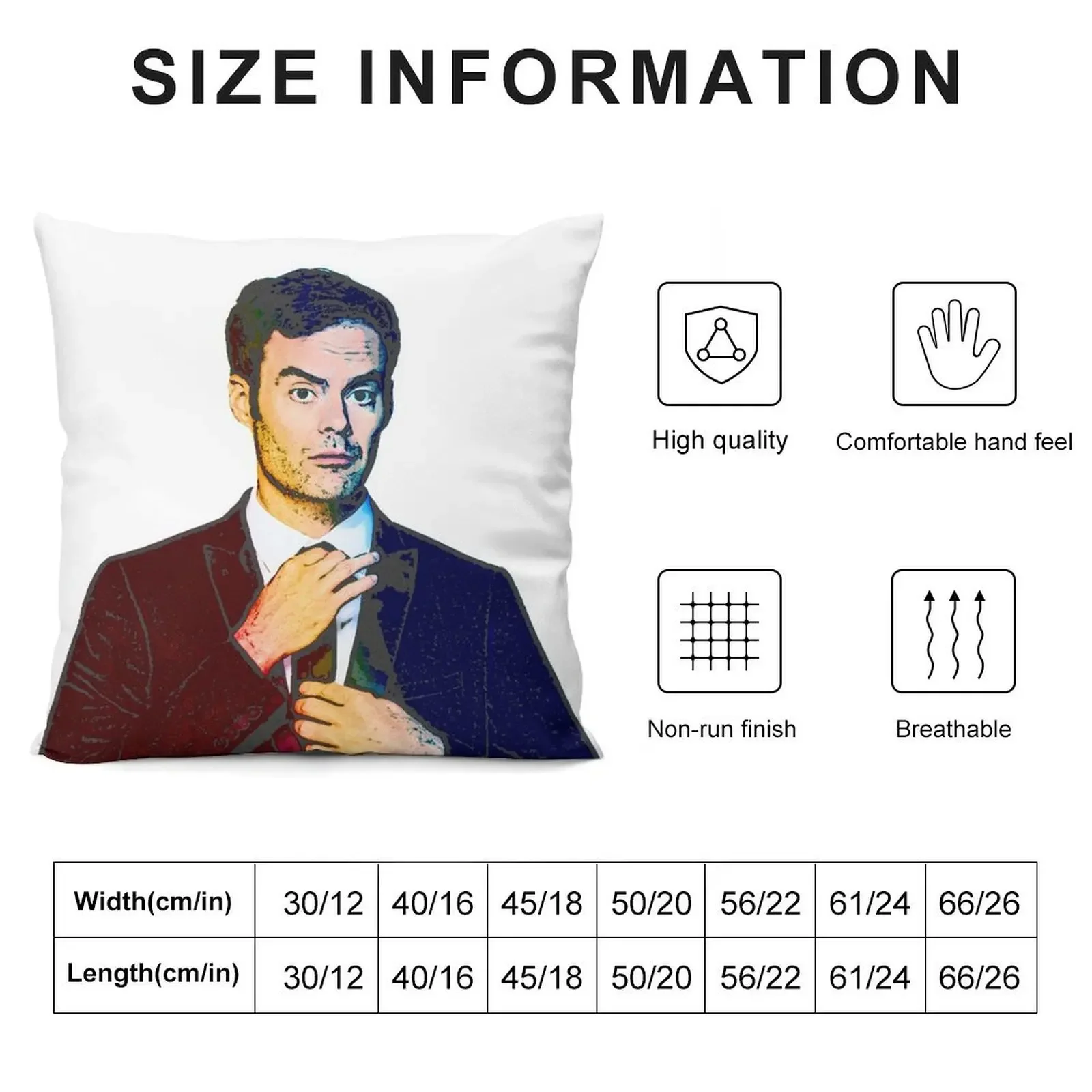 Pastel Holographic Bill Hader Throw Pillow pillows decor home Sofa Covers pillow