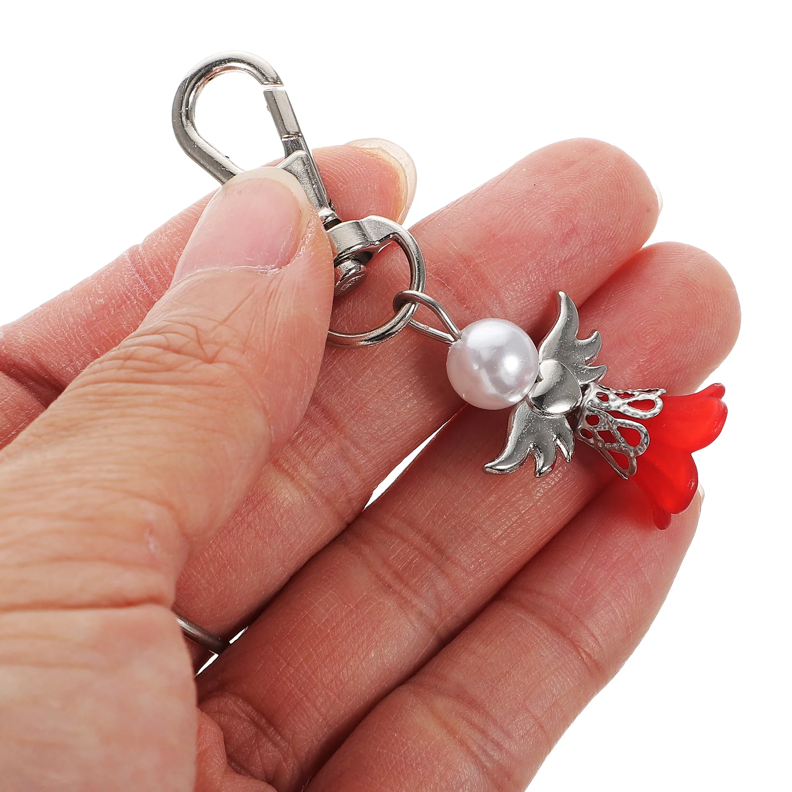 

8pcs Angel Keychain Set Delicate Wedding Supplies Bridal Shower Gifts Birthday Party Favors Christmas Car Hanging Ornaments Diy