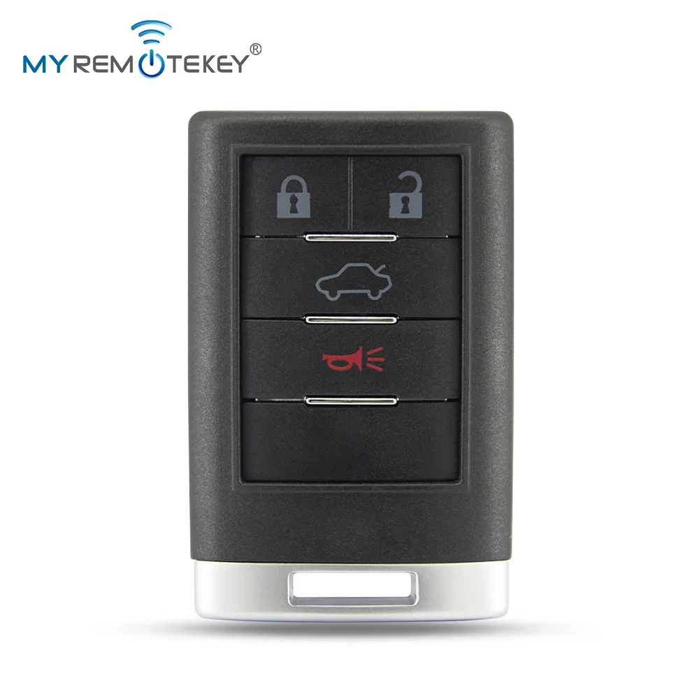 

REMTEKEY FCC OUC6000066 Чехол для дистанционного брелока с 4 кнопками для Cadillac CTS STS DTS 2009-2013