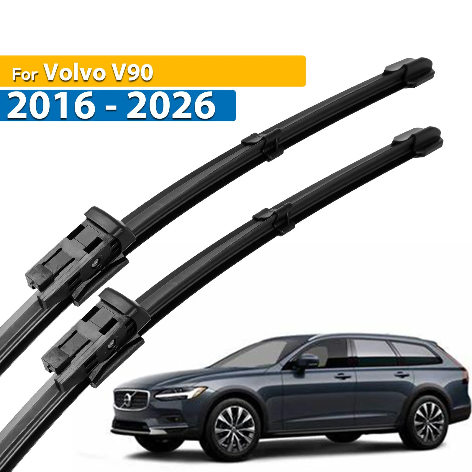 

Erick's Wiper LHD Front Wiper Blades For Volvo V90 2016 - 2026 Windshield Windscreen Clean Window Car Rain Brushes 24"+20"