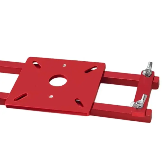 2 In 1 Invisible Fastener Slotting Bracket Centering Guide For Woodworking Router Base Mortising Jig ID 65mm Trimming Tool