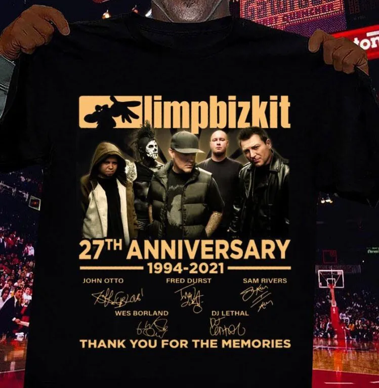 

Limp Bizkit Anniversary Men T-shirt Black Unisex All Sizes S to 5XL 38