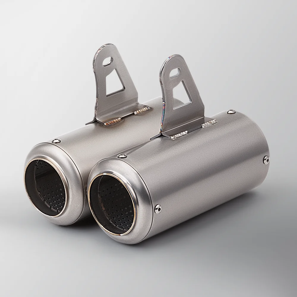 Titanium alloy Exhaust Muffler motorcycle, Exhaust Pipe for Z1000 Z900 GSR600 FZ6N R1 R6 SR8 51MM muffler