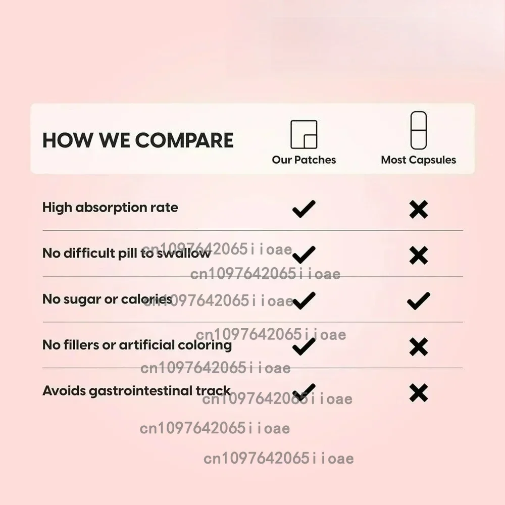 30 patchs L arginine amino acide complexe patchs transdérmiques oxyde nitrique pour hommes Booster