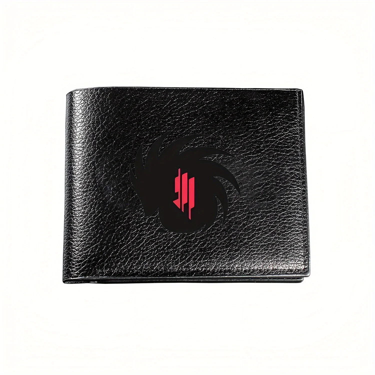 

Stylish Red & Black Hedgehog Graphic Wallet Business Mens Casual Elegant Simple Practical Quality Wallet Stylish Printing Graphi