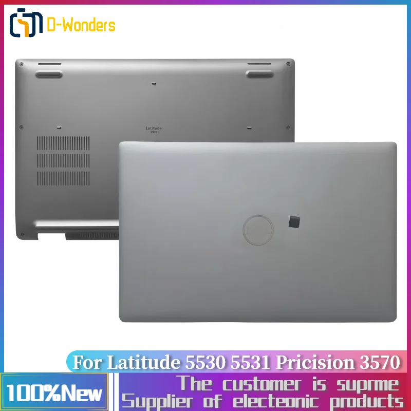 New For Dell Latitude 5530 E5530 5531 Pricision 3570 3571 LCD Back Cover 09T2NW 9T2NW/ Bottom D Shell 0VKCX6