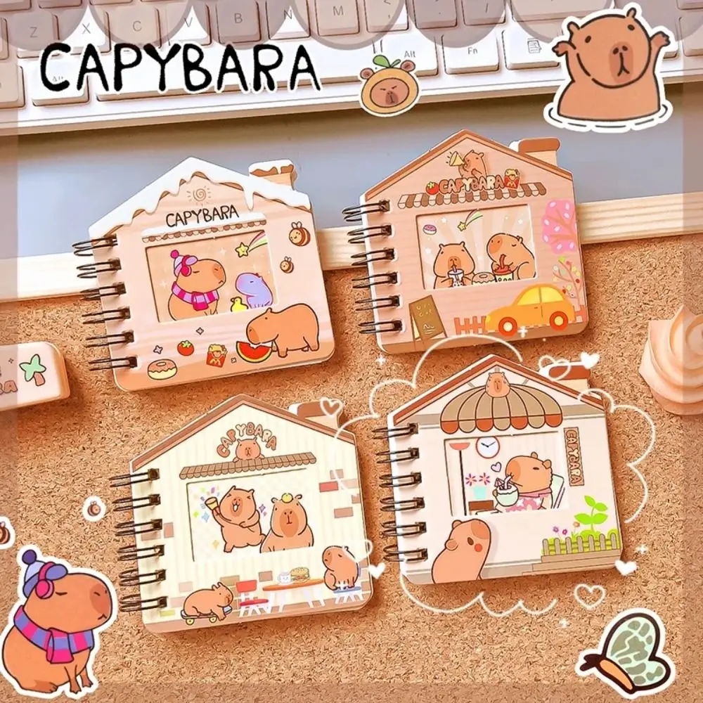 To Do List Cute Capybara Notebook Aesthetic Loose Leaf Color Page Diary Notepad Kawaii Mini Writing Pad School