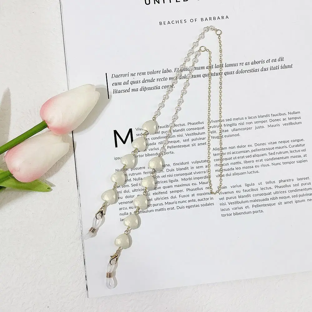 

Necklace Reading Spectacles Holder Eye Wear Accessories Sunglasses Lanyard Glasses Chain Clip Beaded Chain Eyeglass Lanyard