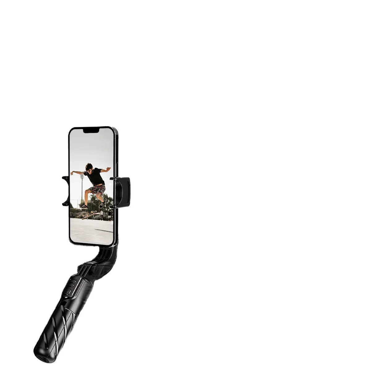 Hot C07 Black 360 Rotation Mobile Phone Tripod Selfie Stick Gimble Stabilizer with Selfie Stick and Tripod for Tiktok